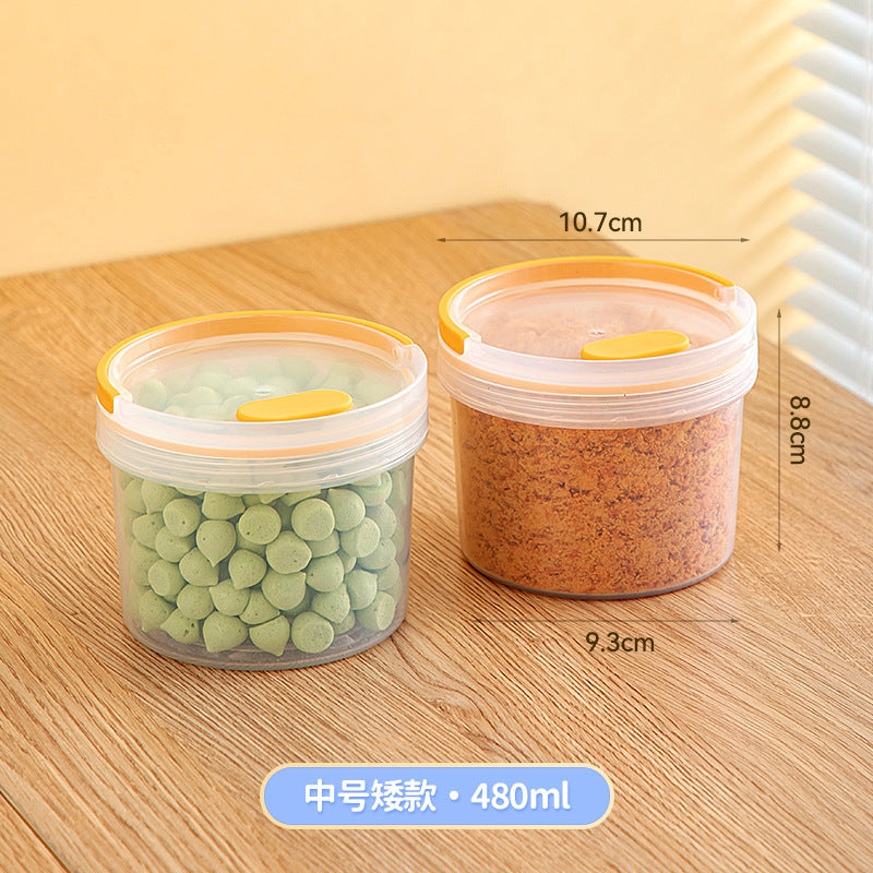 Kitchen Portable Food Sealed Jar Oat Cup Classification Baby Baby Supplementary Food Box Plastic Portable Transparent Storage Box