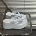 2026 new eva fashion platform flip-flops - casual beach sandals for vacation