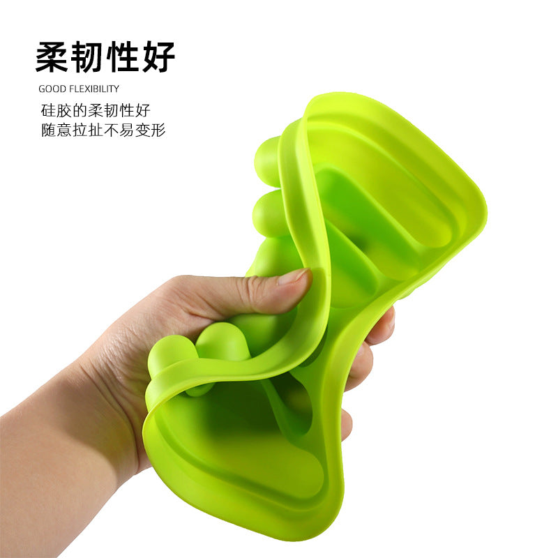 Large 6-piece silicone sausage mold with lid, ham sausage box, hot dog mold, crisper box, diy baking sausage box shape