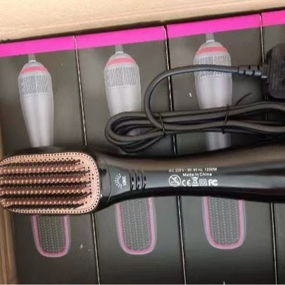 curling iron three-in-one electric heating comb negative ion hair straightening comb electric hot air comb multi-function hair dryer comb hair straightener