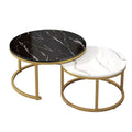 Coffee table living room home round table small apartment light luxury minimalist sofa tea table modern 2025 new balcony table