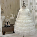 Girls' dress - spring  new korean style sweet tutu dress with lace top and underskirt