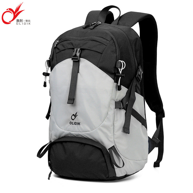 Backpacking Travel Light Outdoor Backpack Men's Hiking Hiking Bag Women's Going Out Large Capacity Leisure Student School Bag