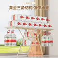 Clothes drying rack floor-standing foldablefor home indoor balcony baby cooling clothes hanger thickened thick clothes drying rack