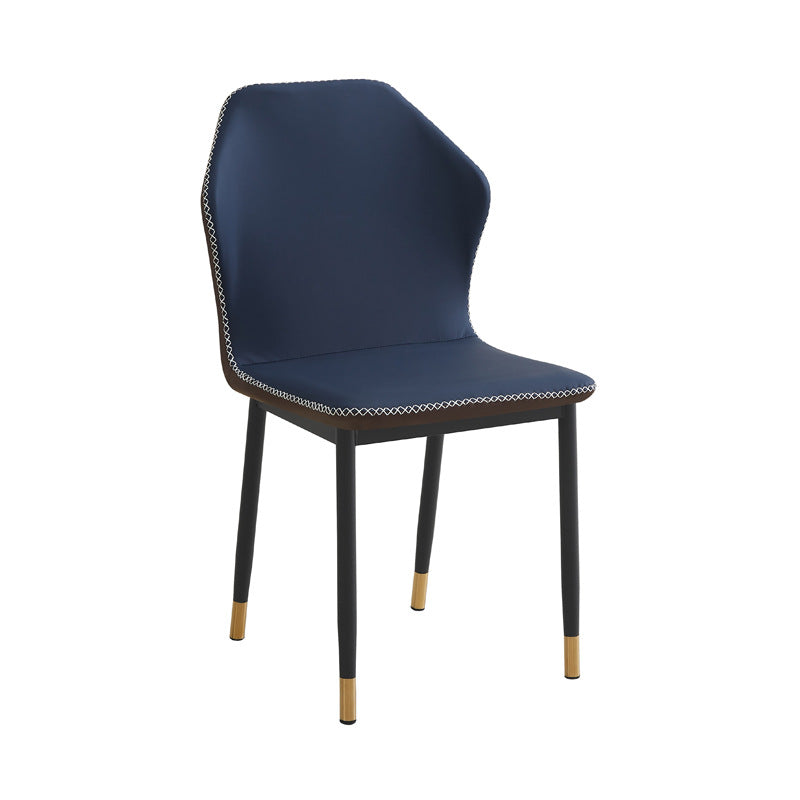 Source factory manufacturer wholesale italian normcore dining chair for home carbon steel restaurant hotel chair office reception chair