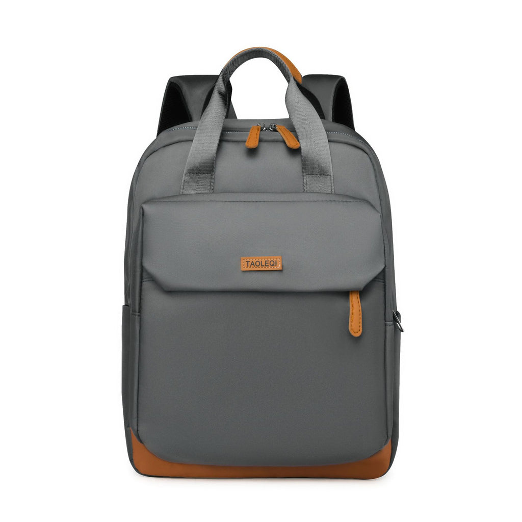 New large-capacity simple travel backpack, lightweight and trendy college student schoolbag, fashionable business commuter backpack.
