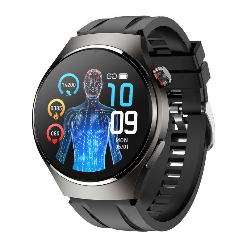 2025 precision non-invasive blood glucose monitoring smartwatch: measures blood uric acid, lipids, blood pressure, heart rate, and body temperature. features nfc payment and smart calling