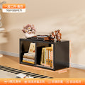 Modular grid storage cabinet - freestanding or wall-mounted, steel bookcase for home, kids' picture books, minimalist storage