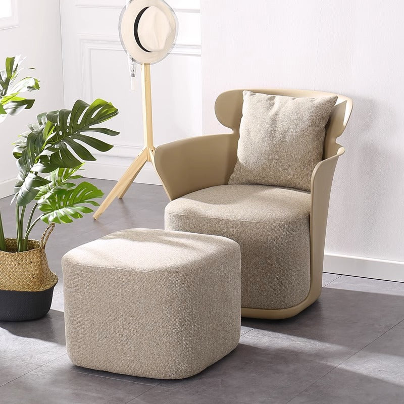 Influencer-approved creative home nordic light luxury single sofa chair, casual seating, small apartment living room backrest armchair