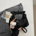 Sweet pleated handbag - 2026 spring new arrival - korean style fashion casual shoulder bag - minimalist chic crossbody bag