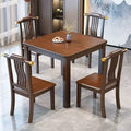 Square dining table for home80 all solid wood small square table modern chinoiserie playing cards small apartment dining table rental room table