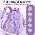 2026 new school backpack for girls, grades 1-6: lightweight, ergonomic, and spine-protecting backpack for elementary school students