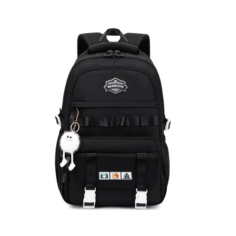 New Trend Junior High School High School Student School Bag High Value Large Capacity Backpack Fashion Casual Durable Backpack