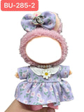 Labubu doll clothes labubu 17cm doll cute dress up one, two, three instead of suitstuffed toys