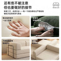 Fabric sofa minimalist living room small apartment rental single/double reclining sofa set folding convertible sofa bed
