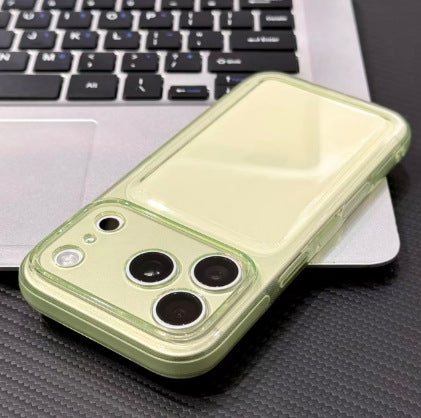 Dopamine bump translucent large window case - instantly transform your iphone 18 pro into a minimalist air cushion iphone 17 style