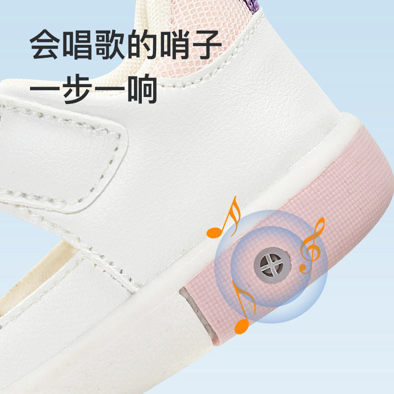 Toddler shoes baby boys summer sandals infant soft sole squeaky shoes cartoon 1-3 years old baby shoes children's shoes