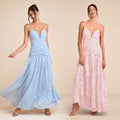 C7749 cross-border    new women's french style floral print elegant vacation dress