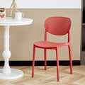 Popular scandinavian plastic chair for homethickened backrest dining chair study computer chair office negotiation training stool