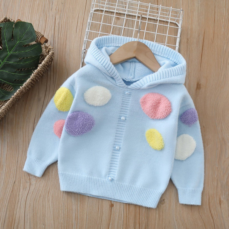 fall/winter new collection: colorful balloon hoodie tutu dress - cute princess crewneck set for girls