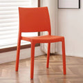 Nordic backrest chair plastic dining chair modern thickened minimalist stackable backrest chair casual restaurant chair wholesale