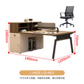 Saint li office desk and chair set - minimalist modern office desk for staff workstations, employee seating, and finance staff desks