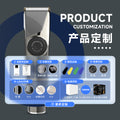 Electric hair clipper shaver, cordless hair trimmer, fast charging, lcd display, ceramic blade, bald head shaving