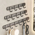 Heavy-duty adhesive hooks - no drilling required! perfect for bathrooms, tissue, towels, clothes, and hats. stick-on hooks for behind doors, wall-mounted, and over-the-door use