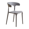 Scandinaviancasual modern thickened plastic chair for home dining table and chairs stackable back chair stool desk horn chair
