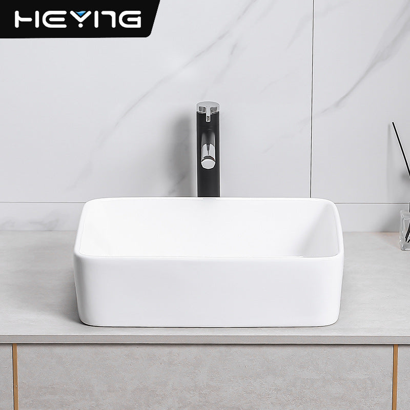 陶瓷艺术台上盆酒店公寓简约洗手盆洗手间浴室柜洗漱台小户型单盆