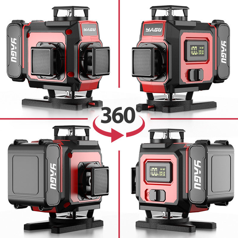 Sub-solid infrared level rotating green light outdoor high-precision automatic leveling thickness adjustable  special supply