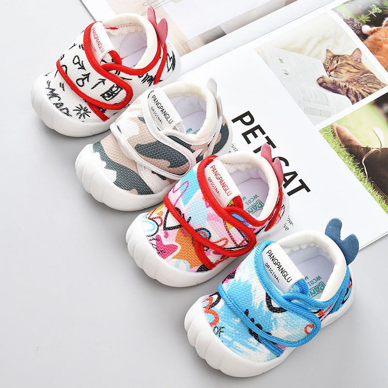 autumn collection: new fall toddler shoes for baby girls (0-1-3 years) - soft cloth spring/autumn first walker shoes for baby boys