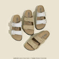 Thick sole birkenstock shoes women's summer outwear half slippers year lazy birkenstock sandals beach vacation beach shoes