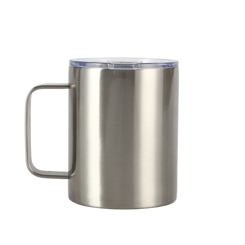 export insulated tumbler, 12/14oz double-walled stainless steel coffee mug with handle, business gift office mug