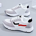 Fleece-lined dad shoes for women, new winter cotton shoes for female students, korean style thick-soled sneakers, versatile white sneakers
