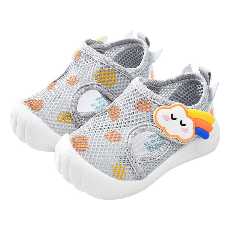 Baby sandals & first walker shoes - new summer collection for 0-1-2 year olds. mesh, soft sole, breathable shoes for baby boys & girls
