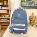 Minimalist mori-style large capacity lightweight ins-style fashionable versatile backpack for middle school, high school, and college students - perfect for travel