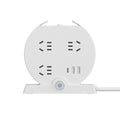 2024 new multifunctional desk lamp - bedside lamp with power strip, night light, sleep light, integrated usb socket