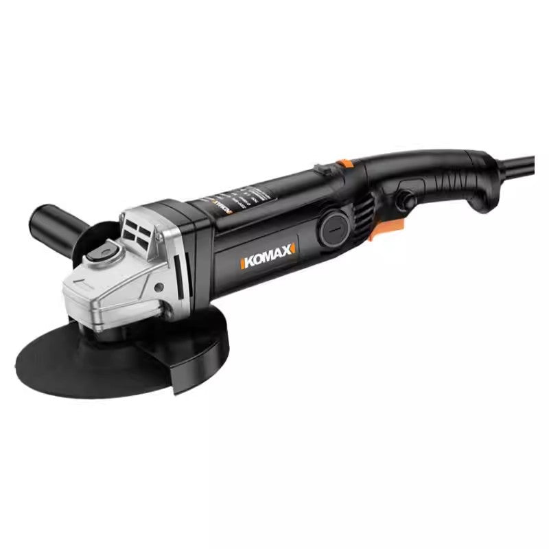 Safe, long-handled, multi-functional 150 angle grinder - ideal for home improvement, grooving, metal, stone, woodworking, cutting, and grinding