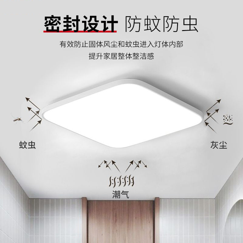 Aisle corridor ultra-thin led three-proof ceiling light round bathroom balcony kitchen toilet toilet outdoor lighting