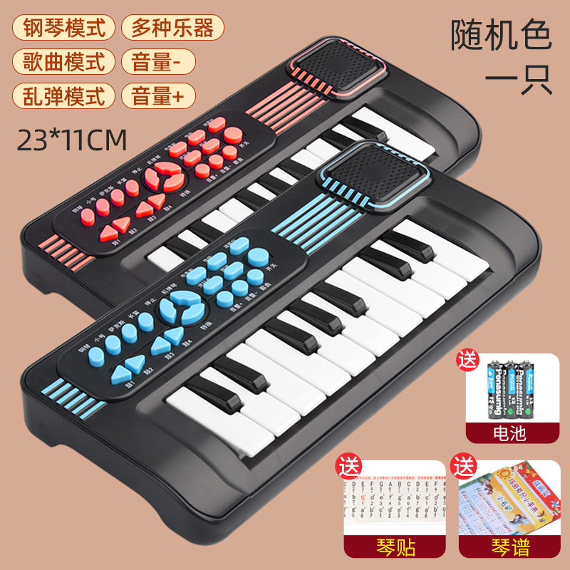 Dropshipping baby pocket electronic keyboard - playable mini piano for kids, focus training, kindergarten toys for boys and girls