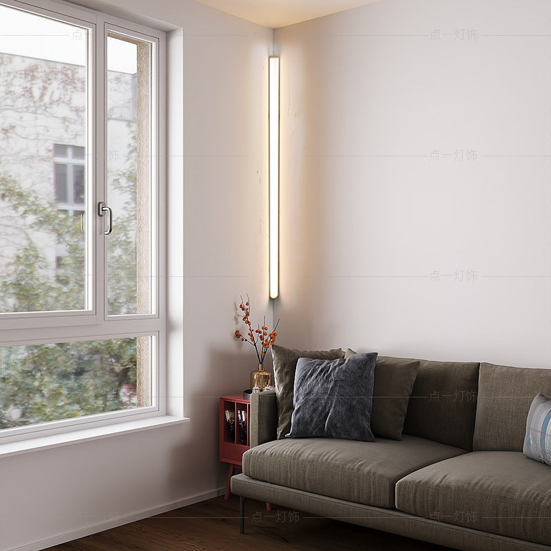 Minimalist corner wall lamp, Nordic living room bedroom store creative personalized atmosphere lamp strip LED lighting