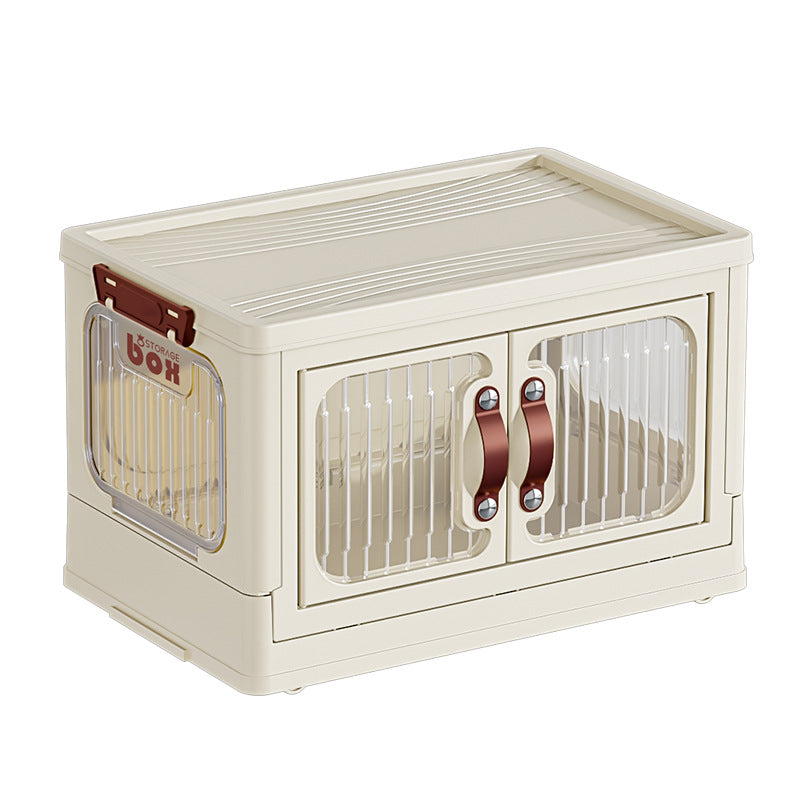 Xinle folding storage cabinet free installation clothing snacks sundries storage cabinet plastic multi-layer locker bedroom storage