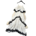 Vacation style lacepatchwork suspender dress female summerk-stylev neckasymmetrical fairy elegant long skirt slimming look