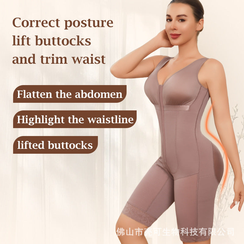 European and american cross-border shapewear bodysuit plus size waist trainer tummy control butt lifter slimming shapewear body shaper