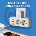 German standard socket power strip, european standard converter plug, russian, european, korean, thai, bali, indonesian