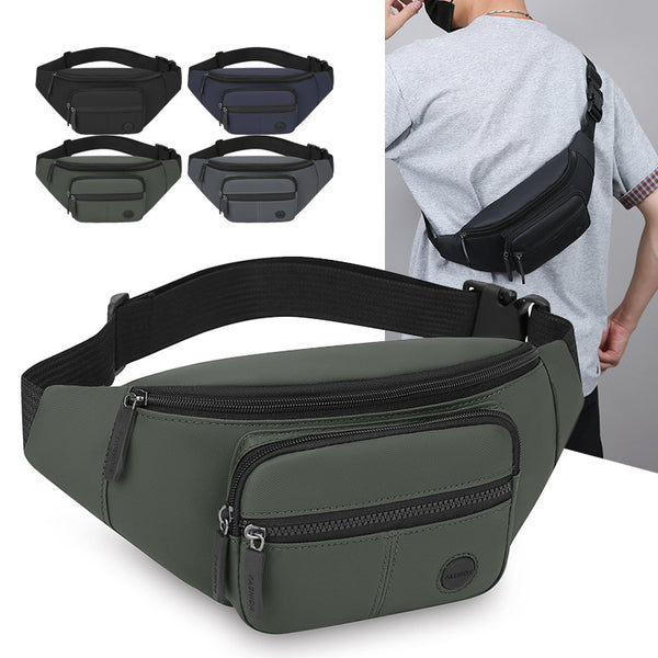 Wholesale new fanny pack leisure sports outdoor chest bag doing business cashier bag men's commuter shoulder messenger bag