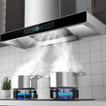 Wholesale xinfei range hood for home kitchen large suction top suction wall-mounted european style range hood