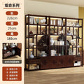 Special offer new chinoiserie non-solid wood antique rack tea tea set rack tea room tea cabinet ornaments storage rack large capacity
