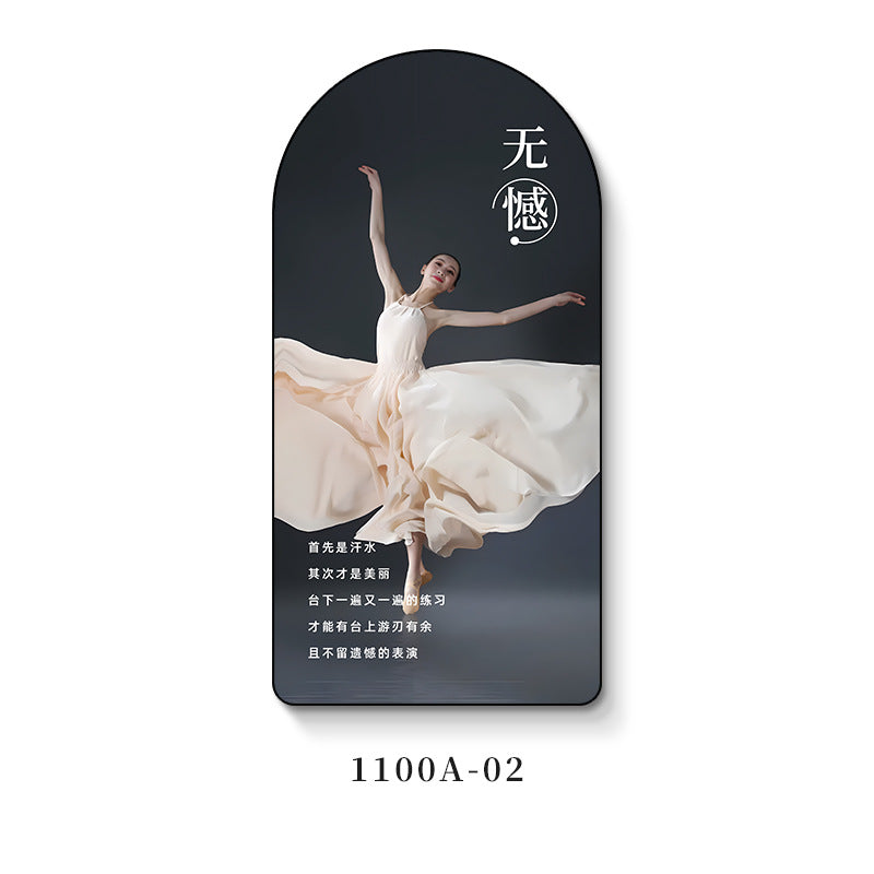 Ballet room wall decoration painting girl dance studio inspirational casual painting art training class institution wall painting